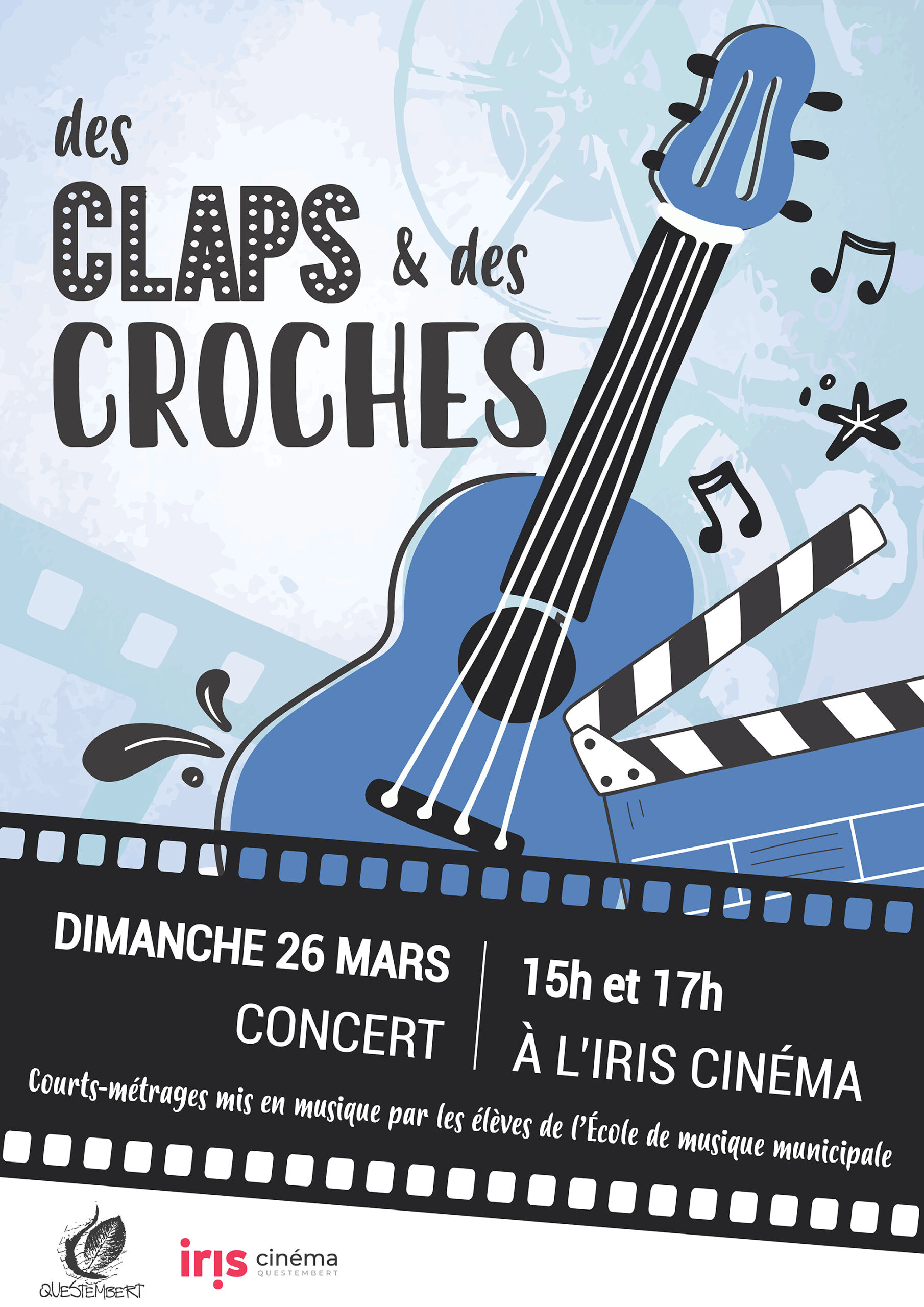 Affiche film Des Clapes et des Croches