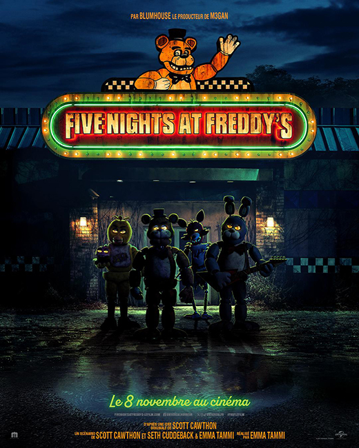 Affiche film Five nights at Freddy’s