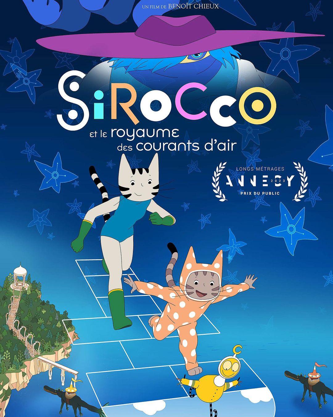 Affiche film Sirocco et le royaume des courants d’air