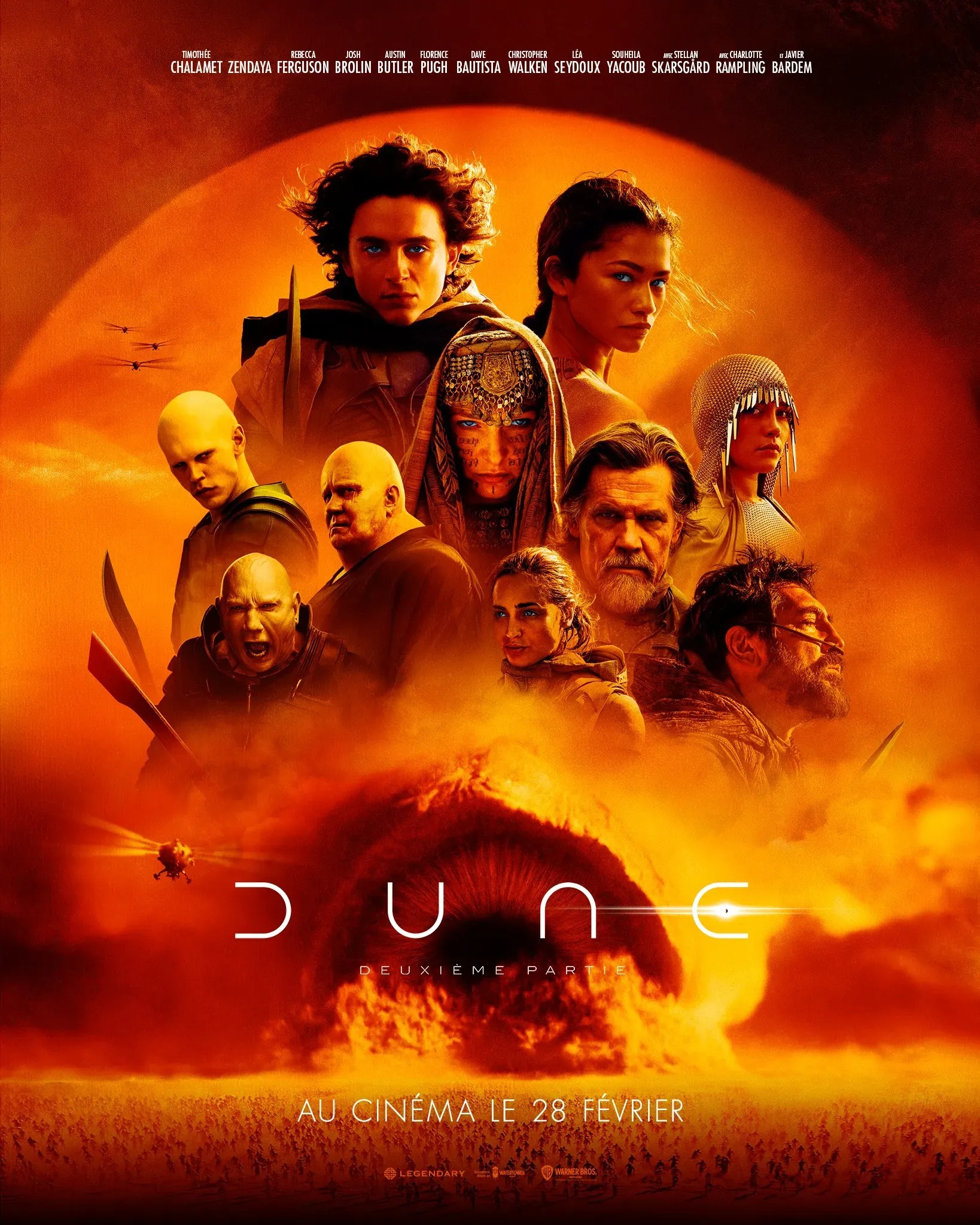 Affiche film Dune : deuxième partie