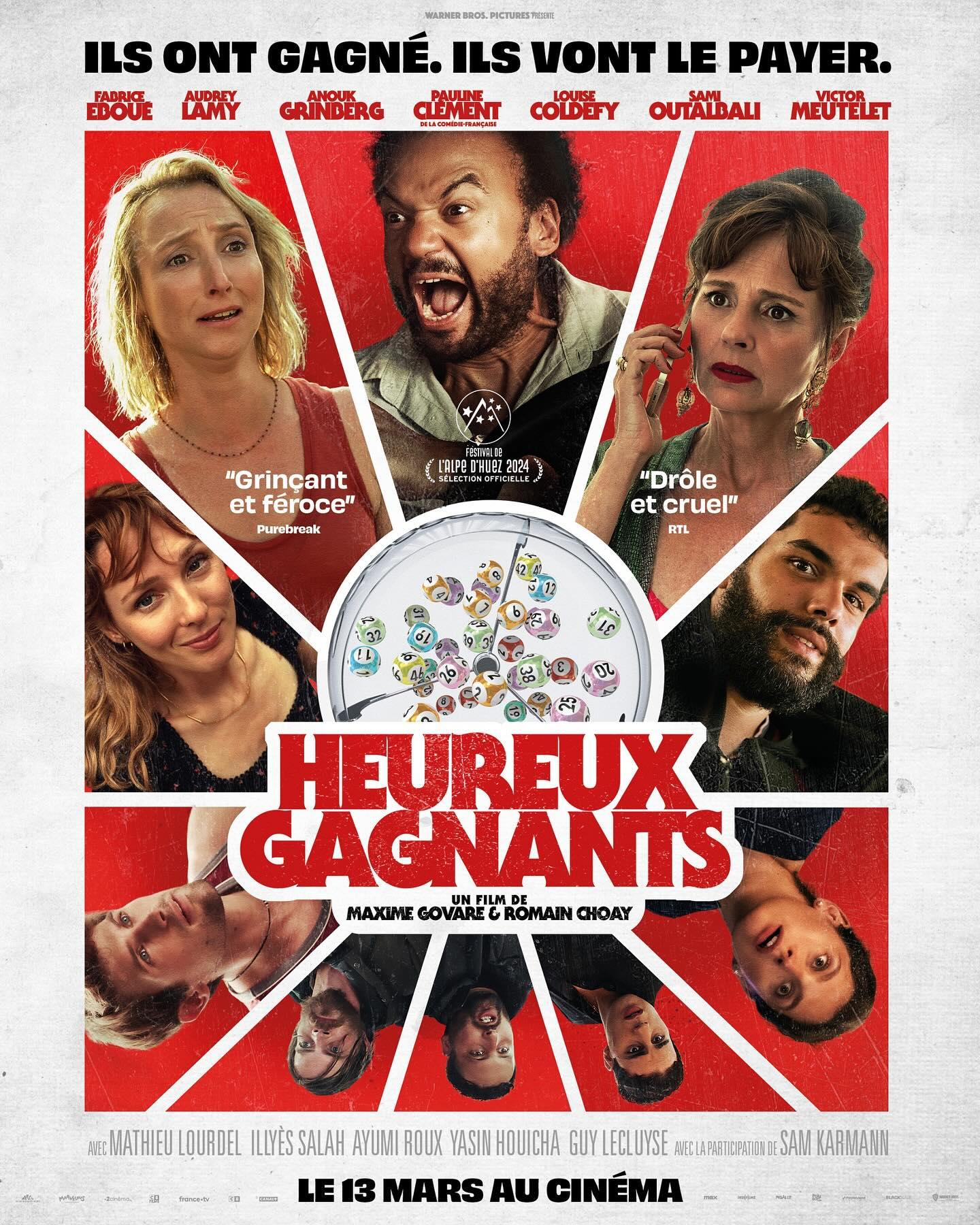 Affiche film Heureux gagnants