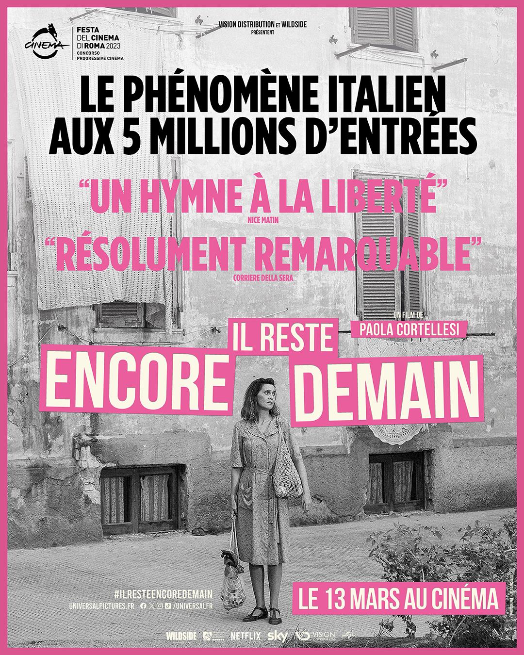 Affiche film Il reste encore demain