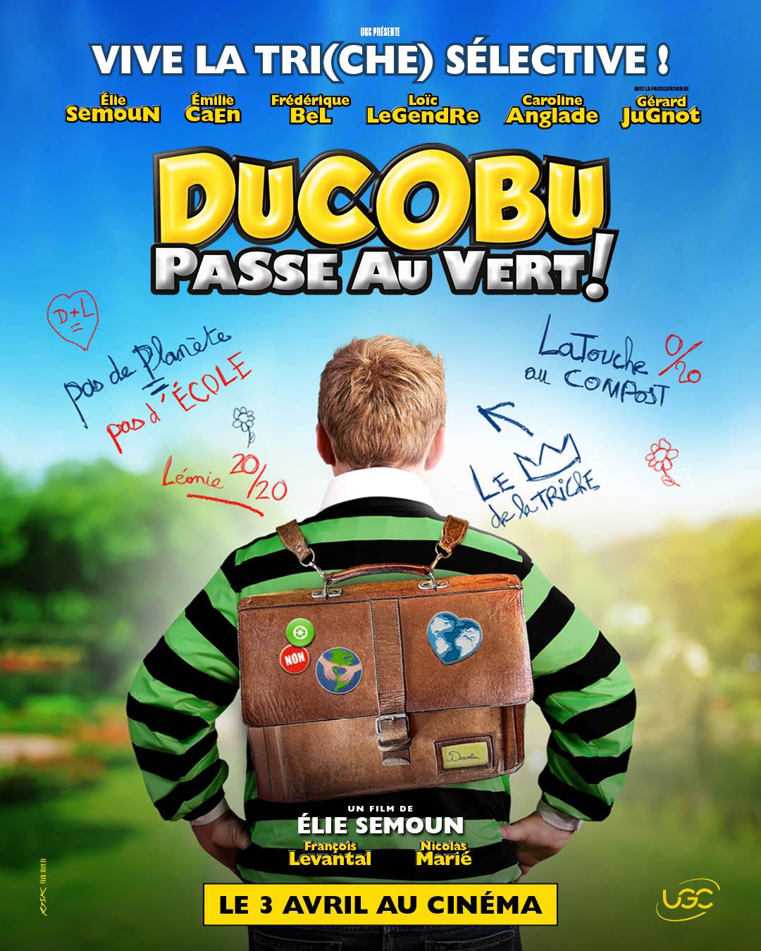 Affiche film Ducobu passe au vert !