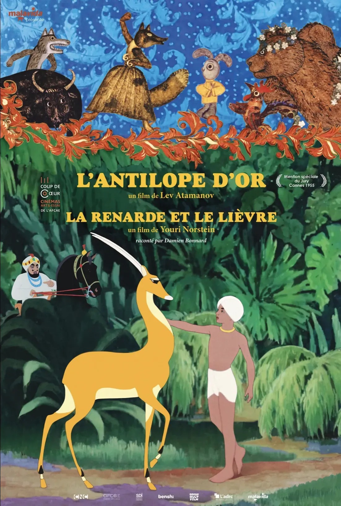 Affiche film L’antilope d’or, la renarde et le lièvre