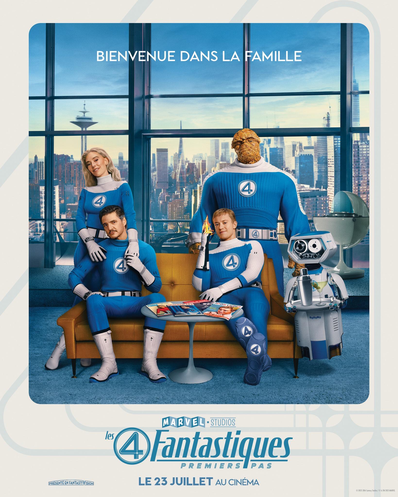 Affiche film Les 4 Fantastiques : Premiers pas