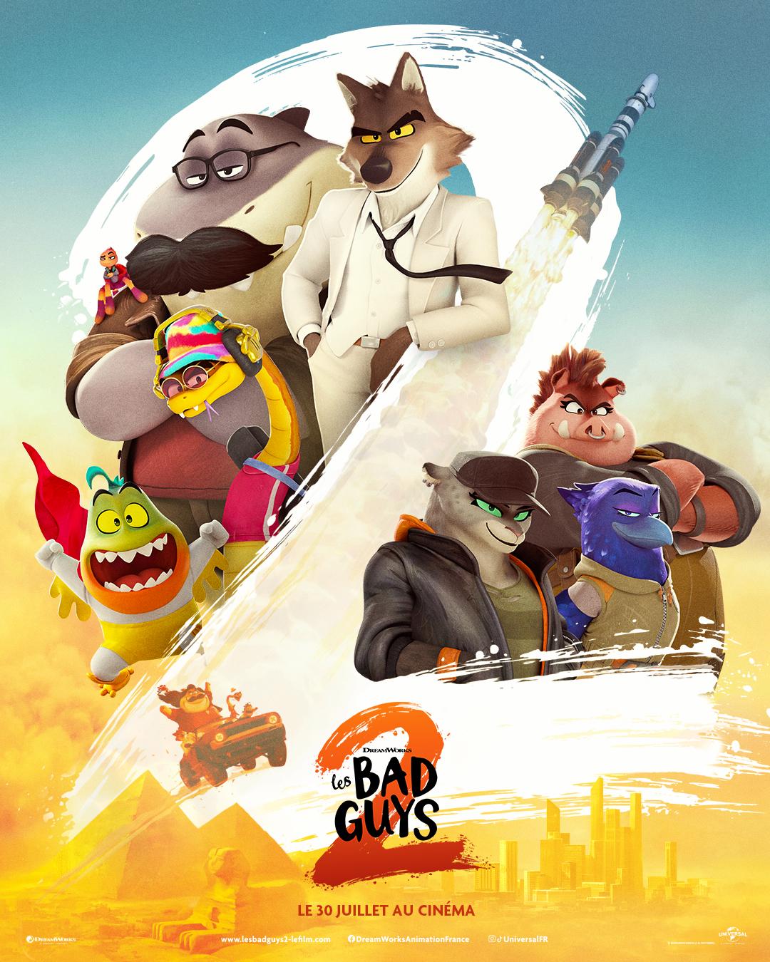 Affiche film Les Bad Guys 2