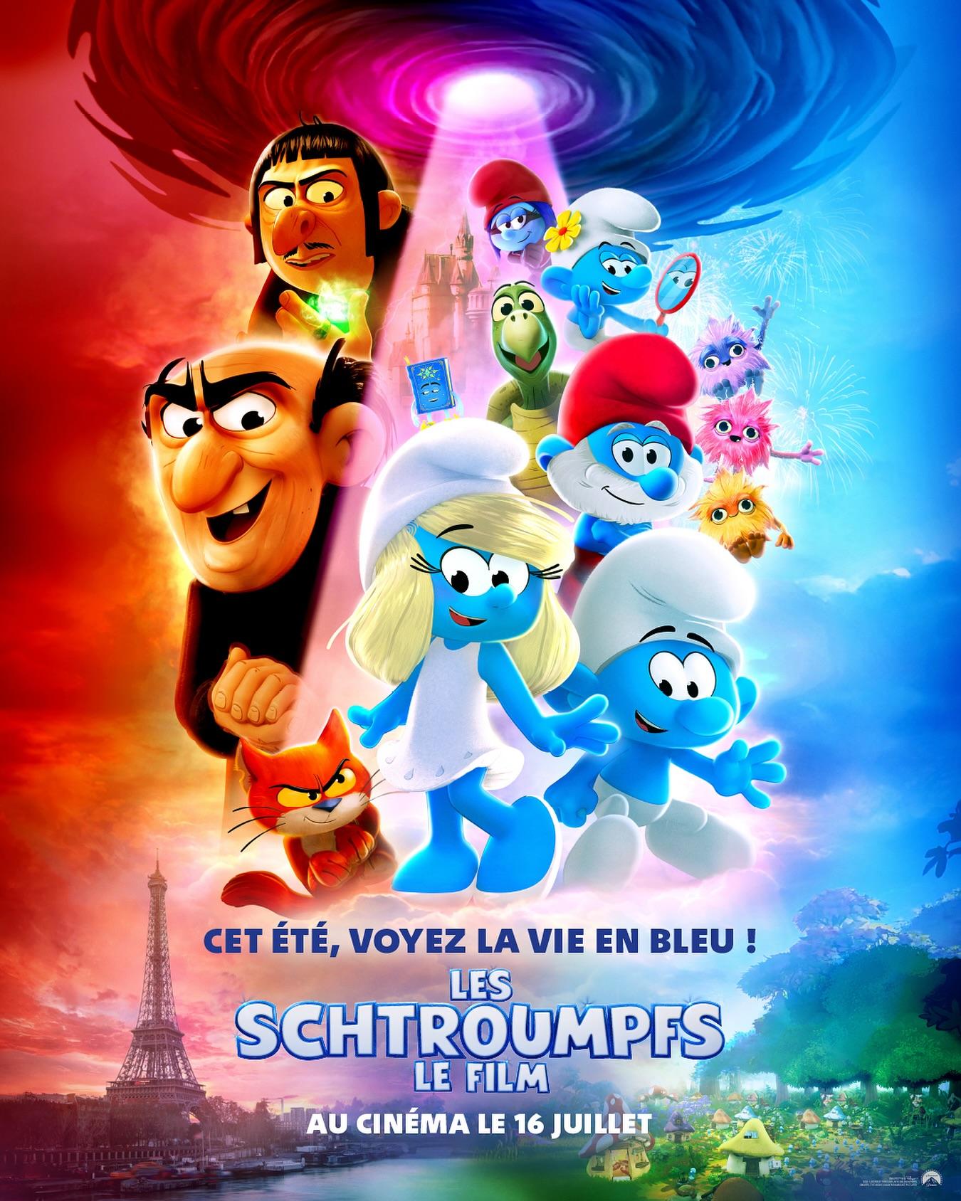 Affiche film Les Schtroumpfs – Le film