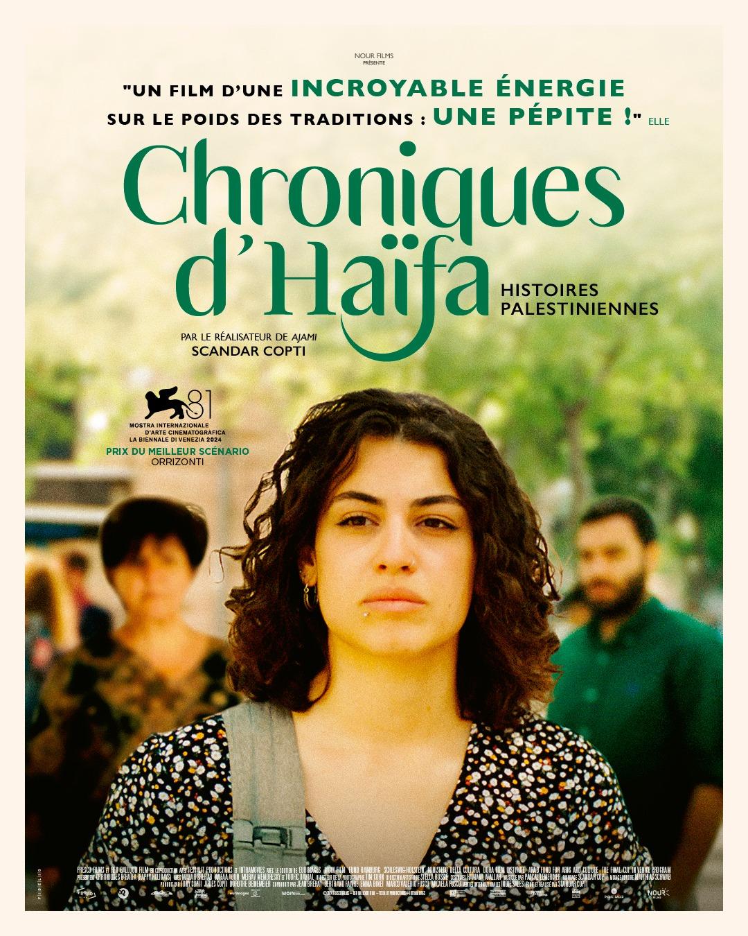 Affiche film Chroniques d’Haïfa – Histoires palestiniennes