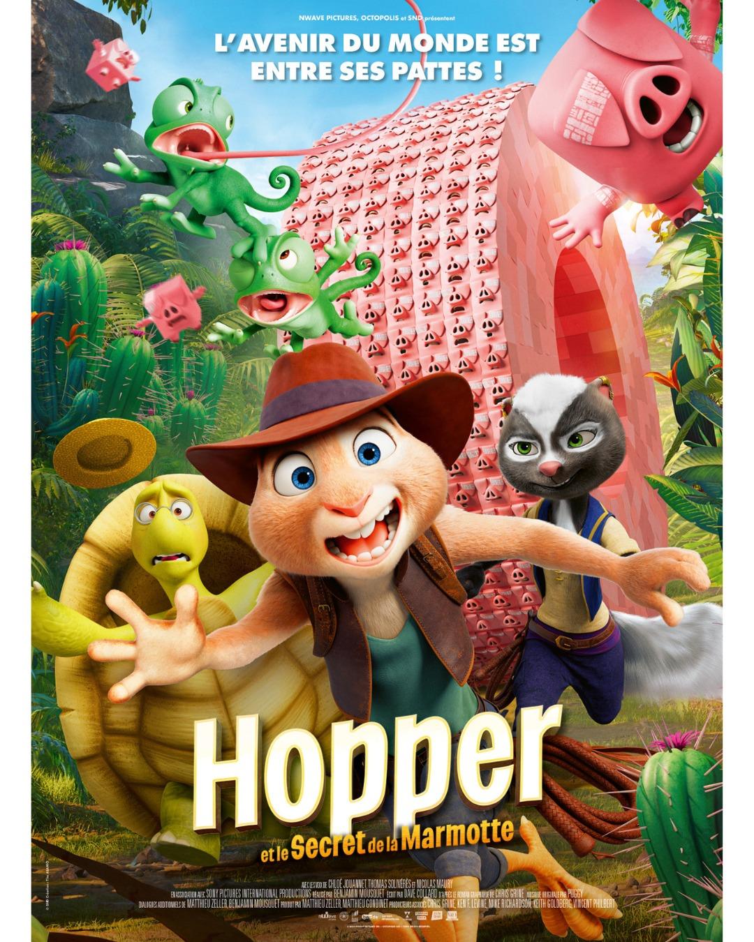 Affiche film Hopper et le Secret de la Marmotte