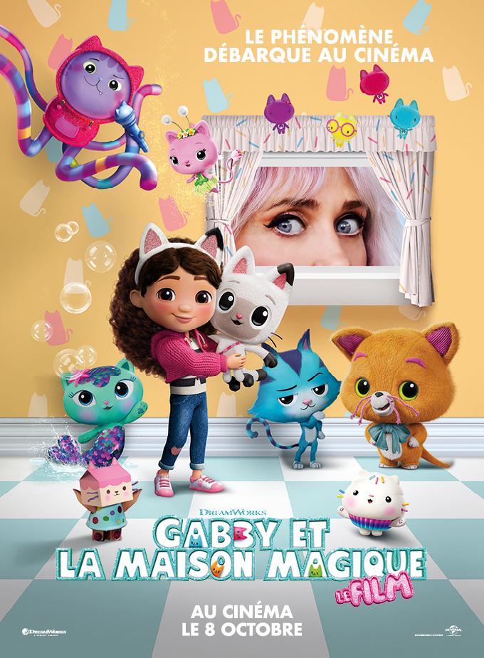 Affiche film Gabby et la maison magique – Le film