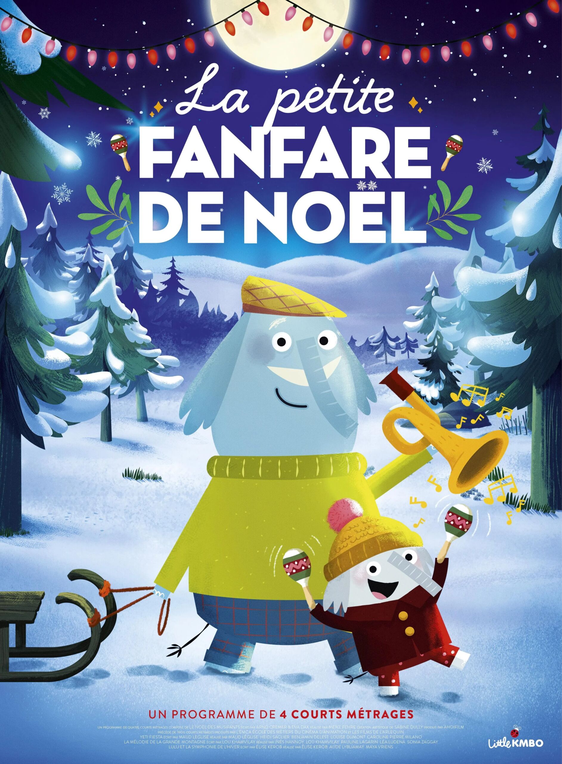Affiche film La Petite fanfare de Noël