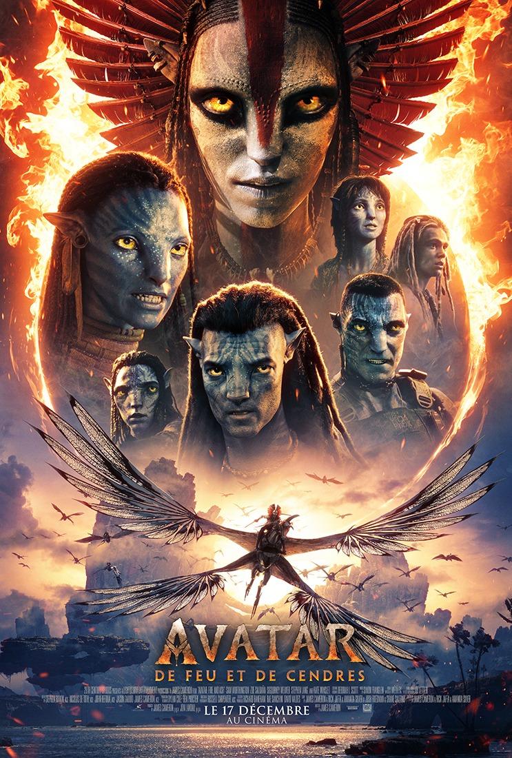 Affiche film Avatar : de feu et de cendres