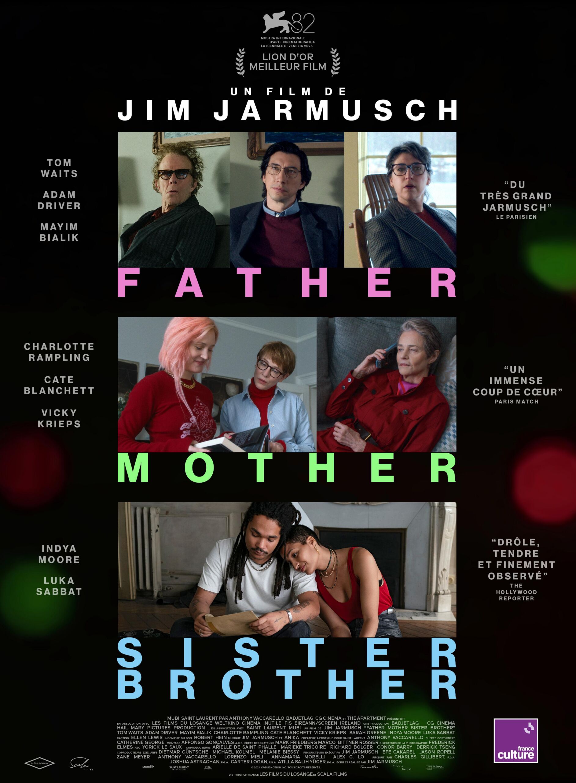 Affiche film Father Mother Sister Brother