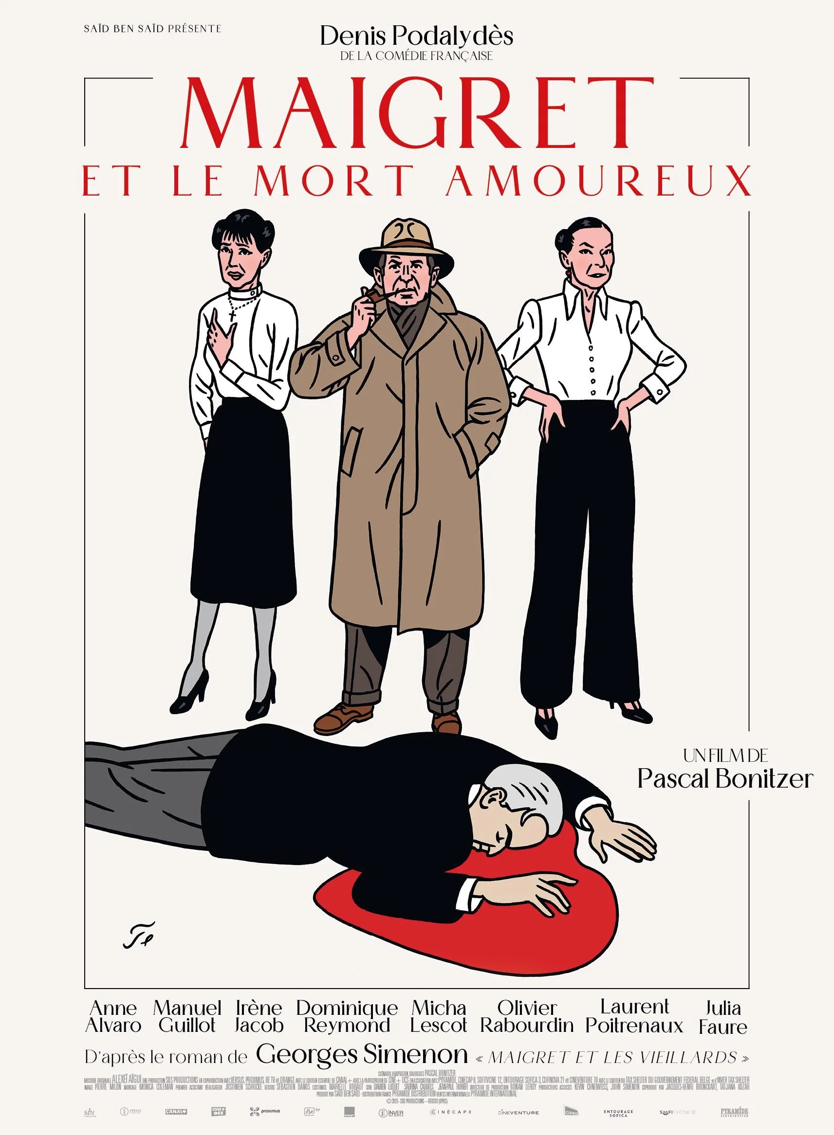 Affiche film Maigret et le mort amoureux