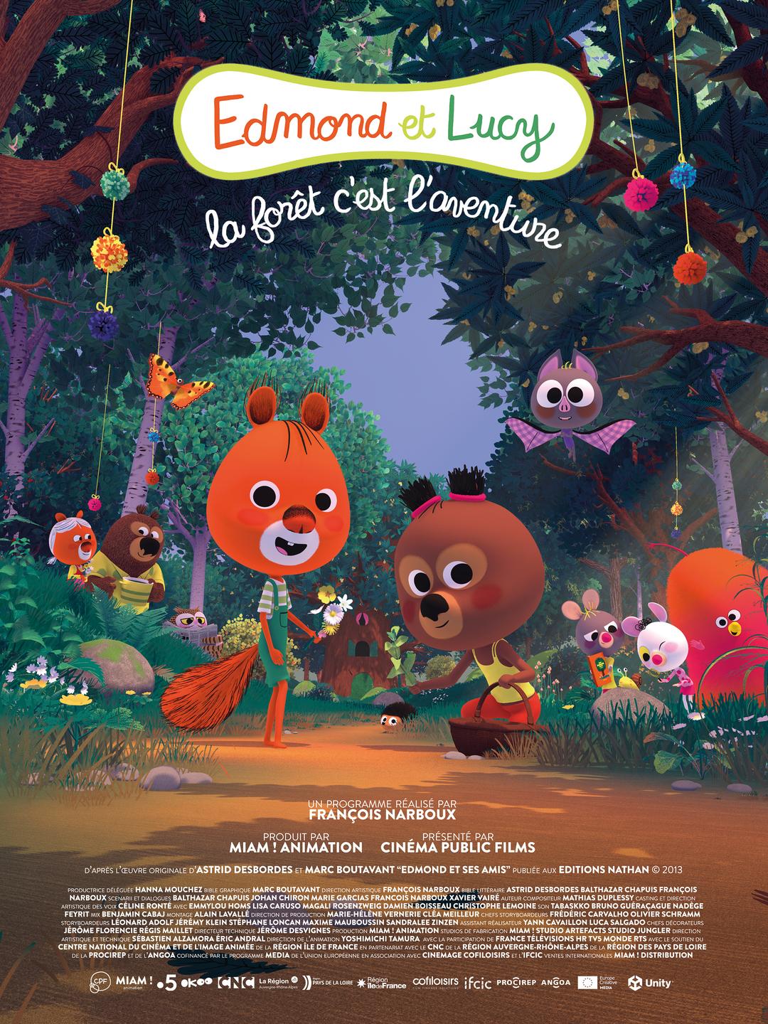 Affiche film Edmond Et Lucy La Foret Cest L&rsquo;Aventure