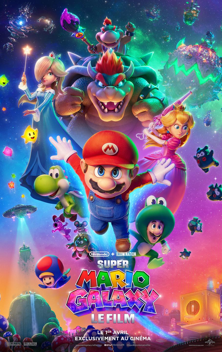 Affiche film Super Mario Galaxy, le film