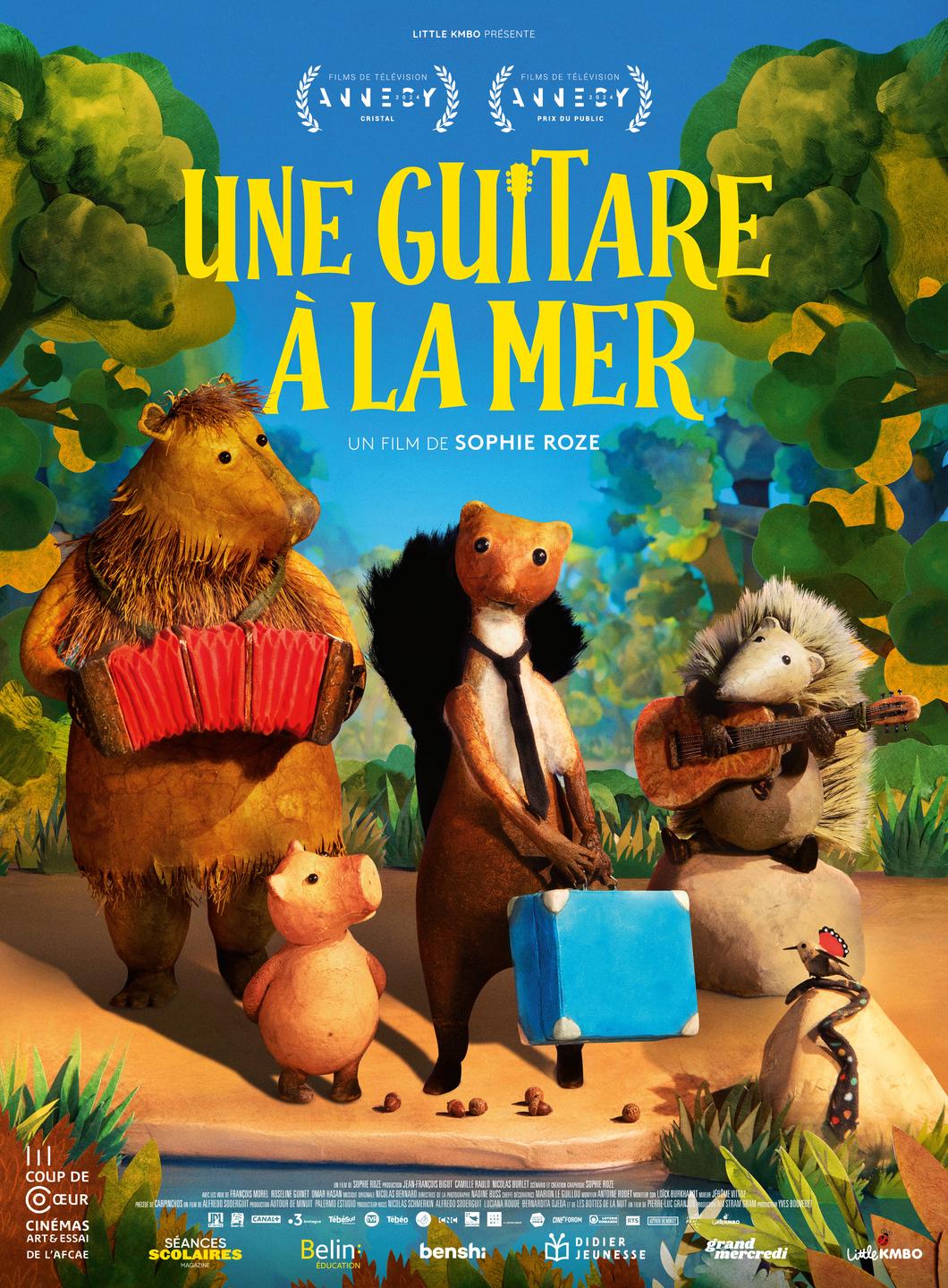 Affiche film Une guitare à la mer