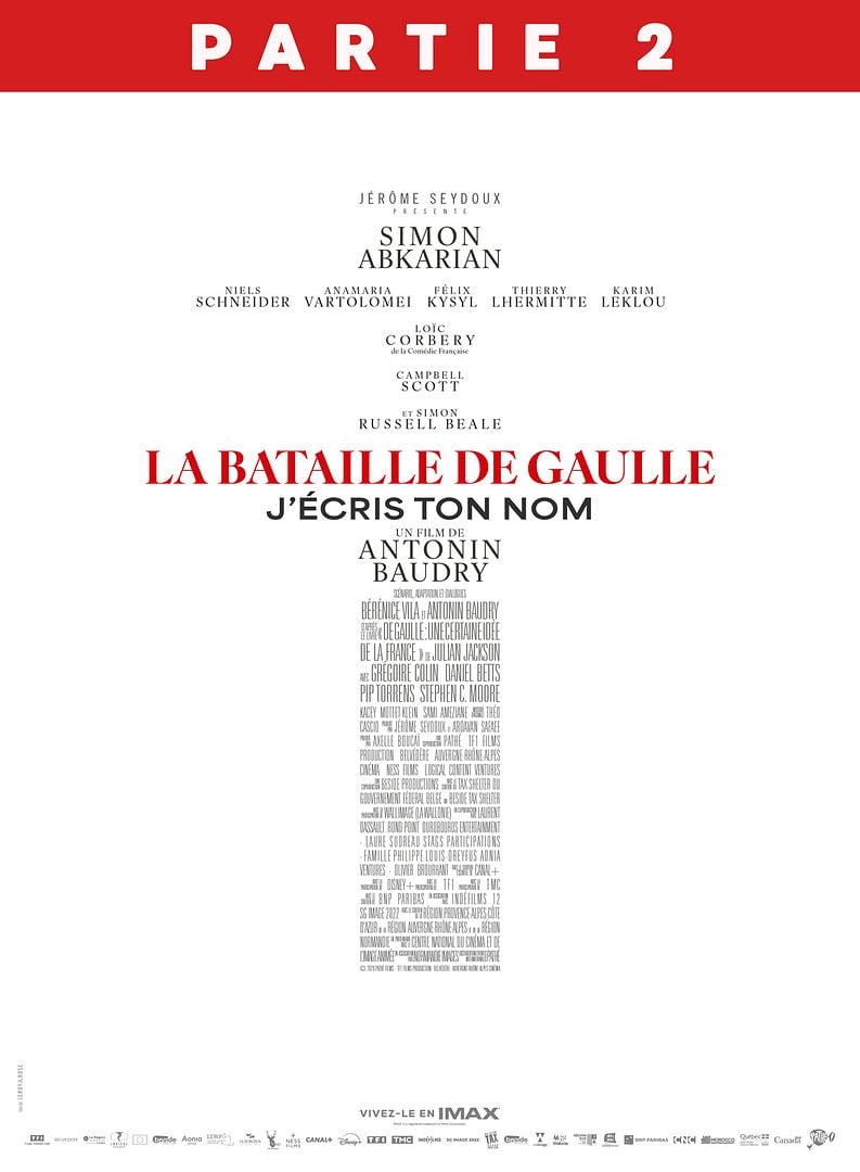 Affiche film La Bataille De Gaulle, film 2 : J&rsquo;écris ton nom