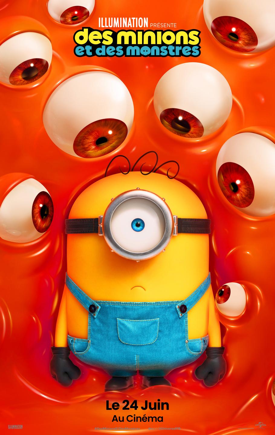 Affiche film Des Minions et des monstres