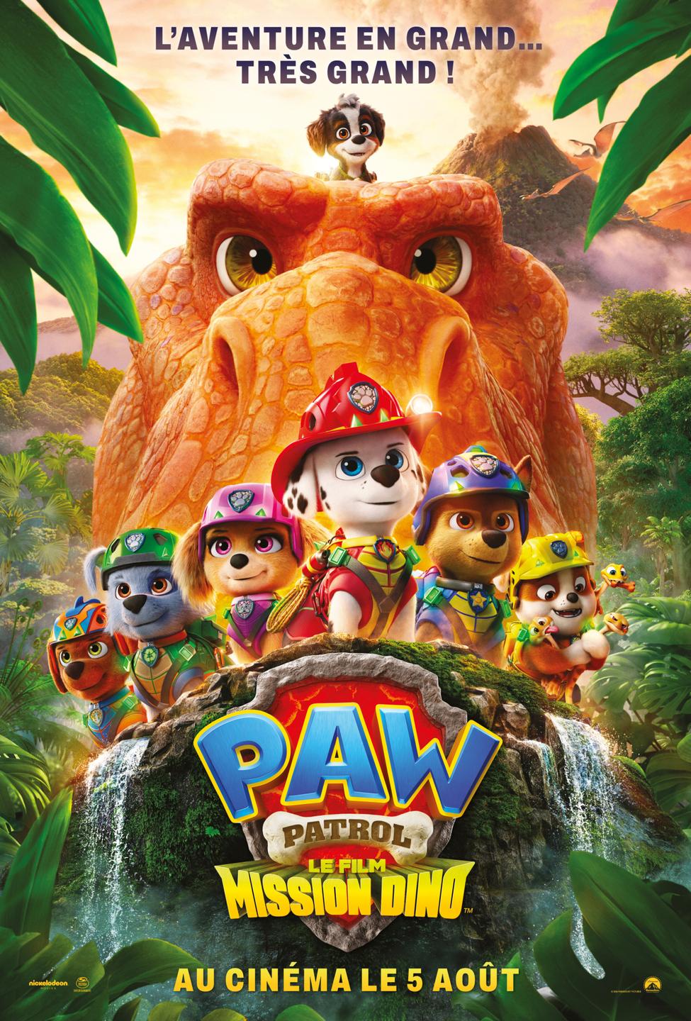 Affiche film La Pat’ Patrouille : Le film mission Dino