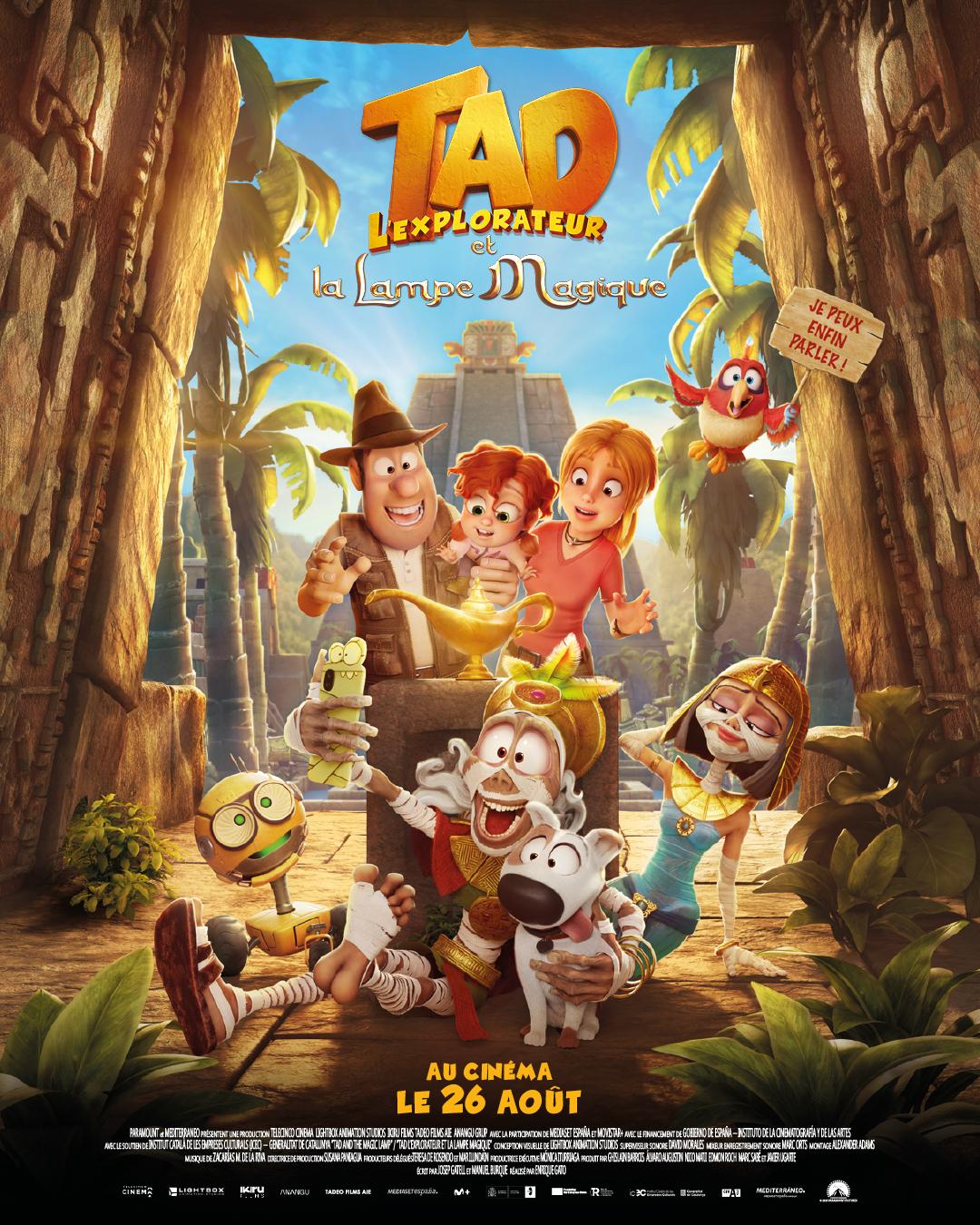 Affiche film Tad l&rsquo;explorateur et la Lampe Magique