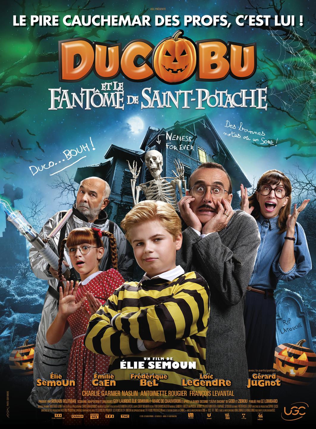 Affiche film Ducobu et le fantôme de Saint-Potache