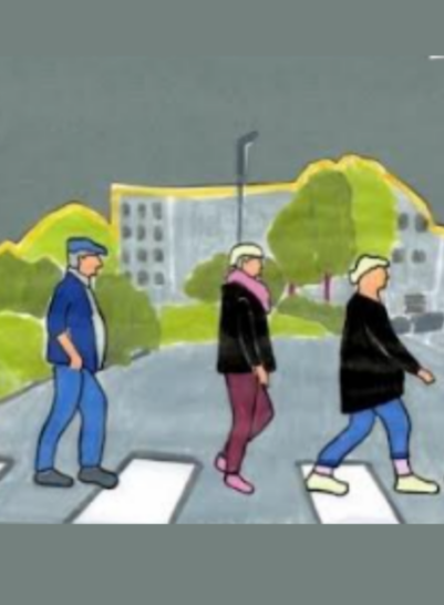 Affiche Faire Battre Nos Cœurs En Retraite Pour Des Jours Heureux