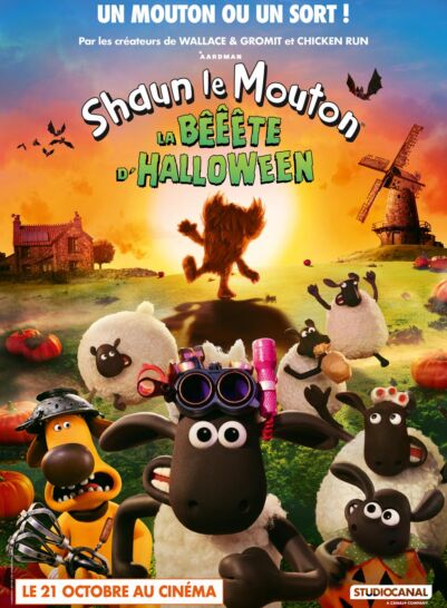 Affiche Shaun le Mouton : La Bêêête d'Halloween