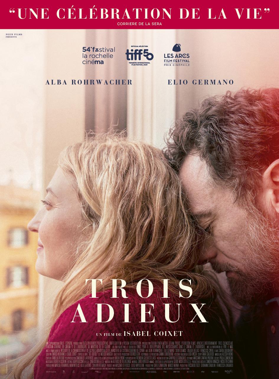Affiche film Trois Adieux